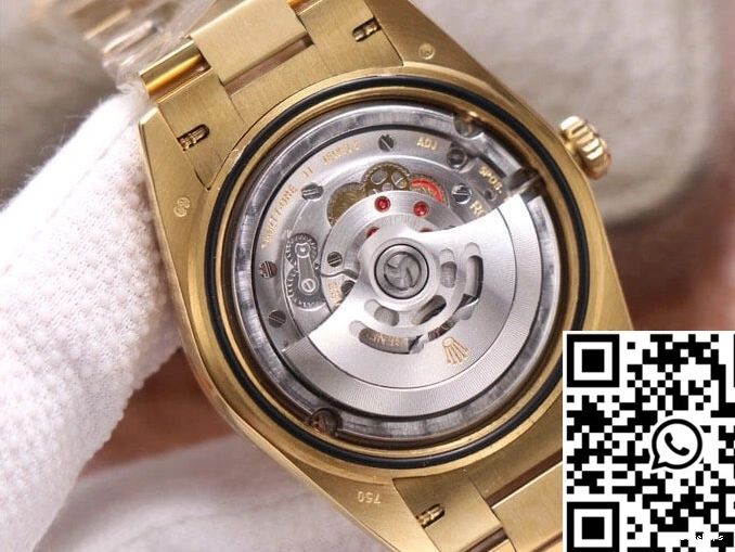 M228348RBR-0001 Factory EW Dial Day-Date Gold Black Rolex Yellow 0420